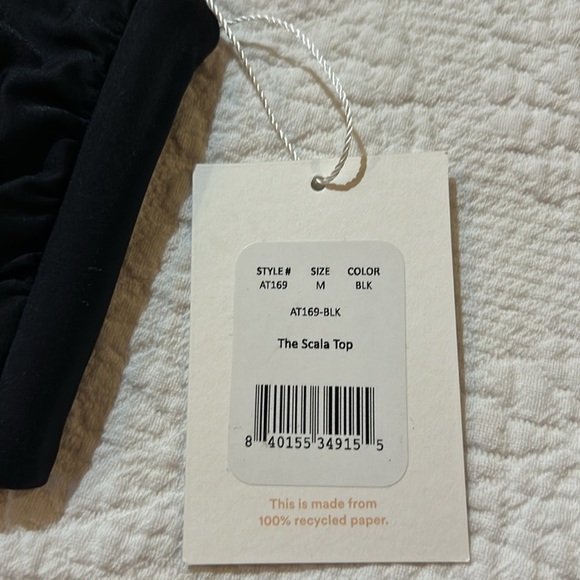Andie Scalia Bikini Top. NWT. Medium - Picture 4 of 8